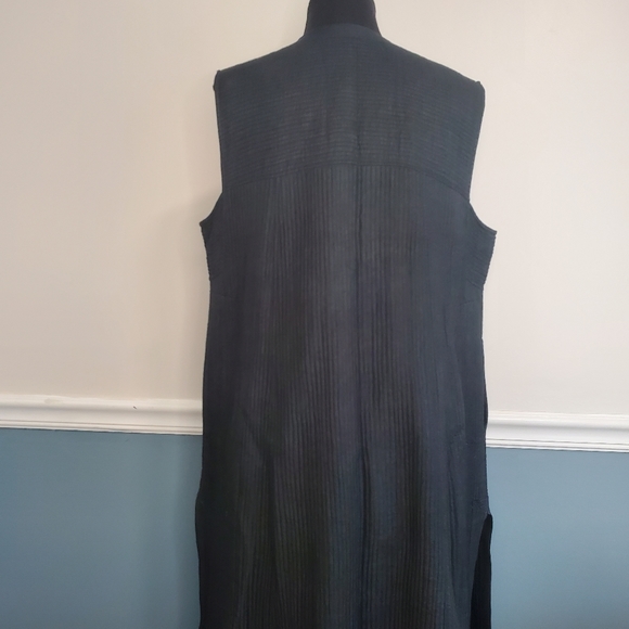 Japanese open front duster vest - Picture 6 of 8